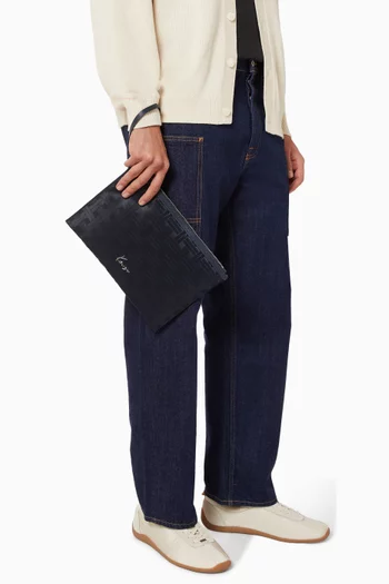 Mura Large Clutch in Nylon