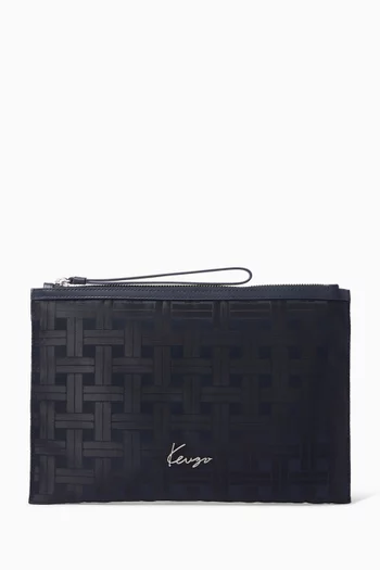 Mura Large Clutch in Nylon