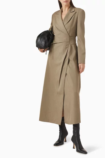 فستان بنمط جاكيت