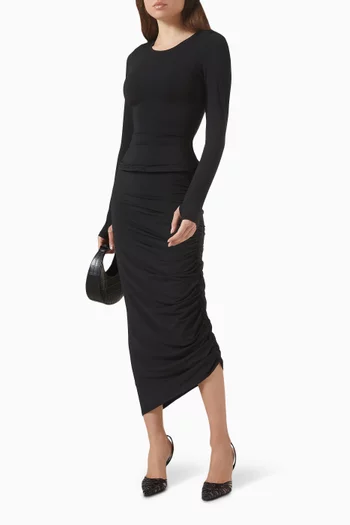 Shapey Crewneck Top in Modal Jersey