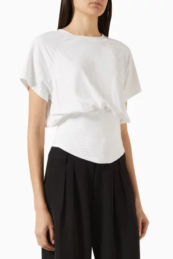 Corset Lace-up T-shirt