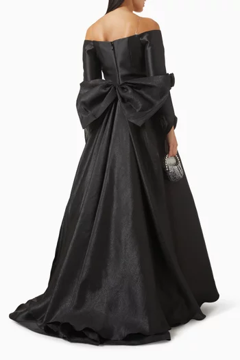 Off-shoulder Maxi Dress