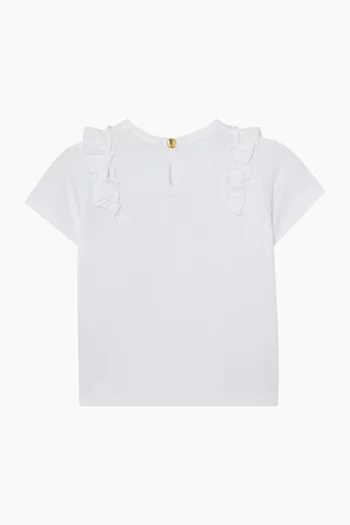 تي شيرت بشعار الماركة قطن