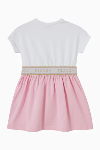 Belted Logo Dress