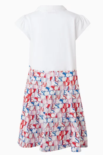 Logo-print Shirt Dress in Cotton