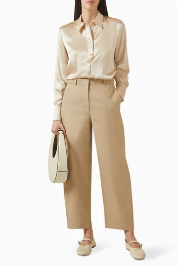 Joey Shirt in Silk Charmeuse