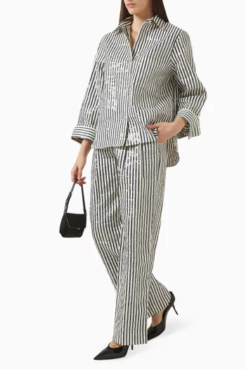 Next Morning Striped Shirt in Cotton