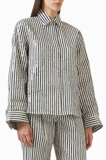 Next Morning Striped Shirt in Cotton