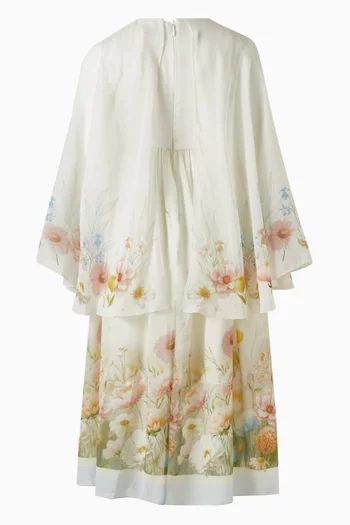 فستان بنقشة زهور