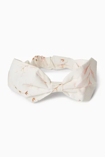 طوق رأس بنقشة زهور