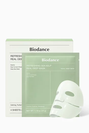 Biodance Refreshing Sea Kelp Real Deep Mask, 4 sheets