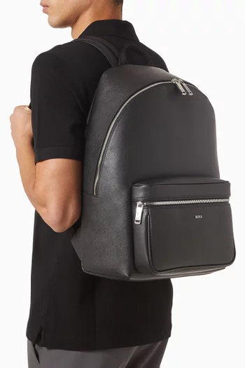 Northon Structured Backpack in Leather