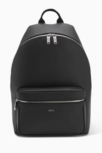 Northon Structured Backpack in Leather