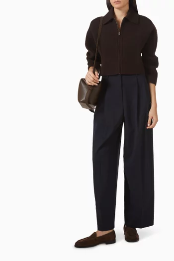 Crop Jacket in Merino-wool