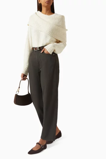 Bay Barrel-leg Jeans in Denim