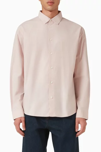 Relaxed Shirt in Pima Cotton Poplin