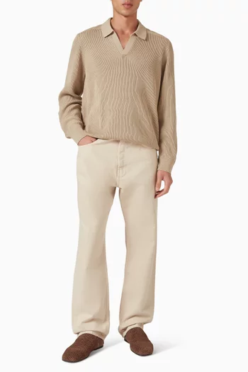 Signature Straight-leg Jeans in Denim