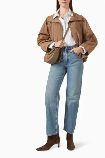 بنطال جينز ربريس دينم بقصة ساق مستقيمة