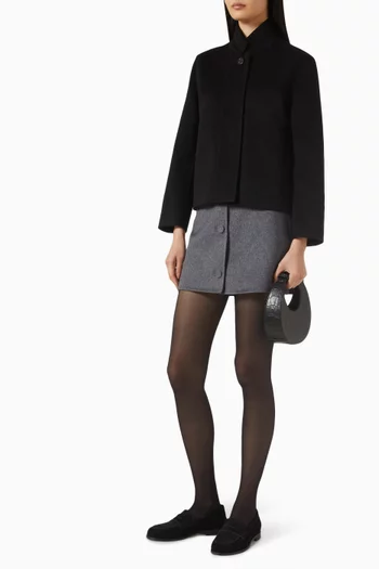 Structured Jacket in Double-face Wool