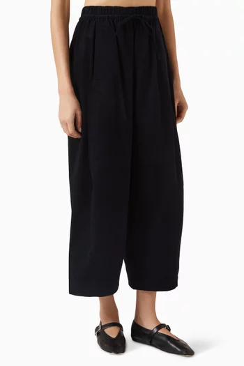 Barrel-leg Pants in Corduroy