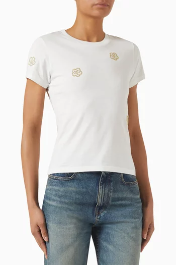 Boke Flower T-shirt in Cotton Jersey