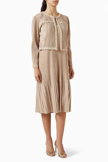 طقم جاكيت وفستان وينونا