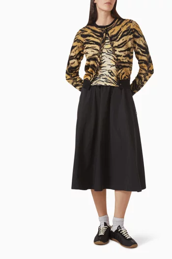 Tiger Cardigan in Viscose Blend