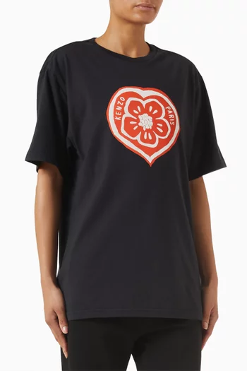 Boke Heart T-shirt in Cotton