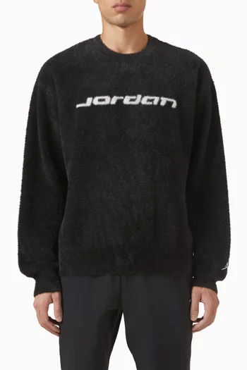 Logo Sweater in Mohair