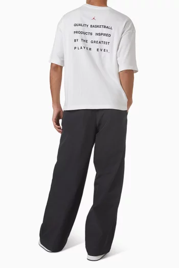 Flight Script T-shirt in Cotton