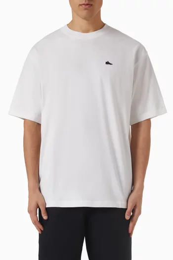 Sneaker Patch T-shirt in Cotton