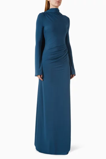 فستان بكاب وكشكش