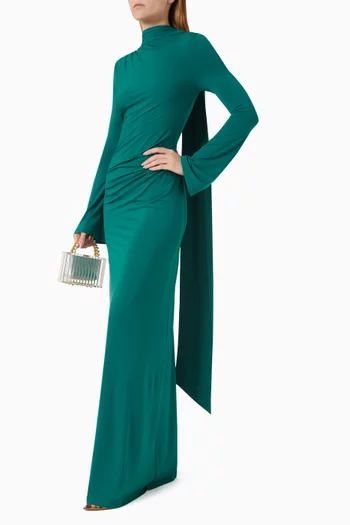 فستان بكاب وكشكش