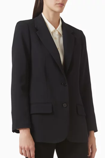 Jackie Single-breasted Blazer in Cady