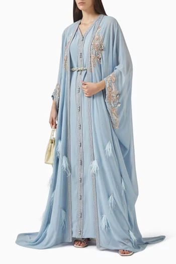 طقم فستان بحزام، قطعتان