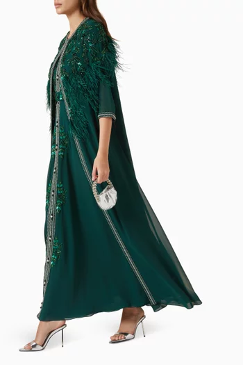 2-piece Embellished Kaftan Set