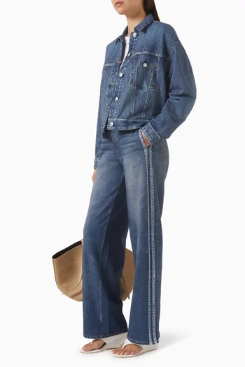 Miramar Sport Stripe Pants in Cotton-terry