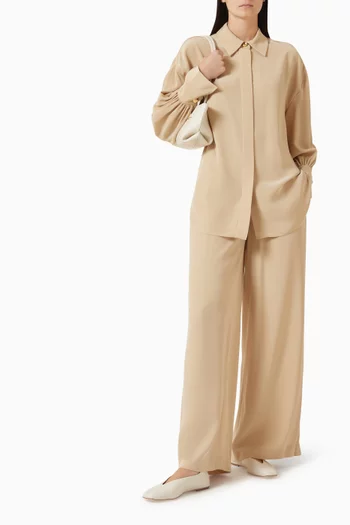 Camilla Shirt in Satin-twill