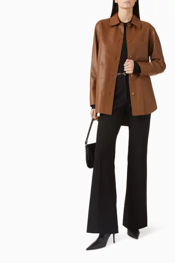 Penna Shirt in Nappa Leather