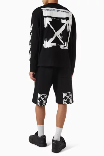 تي شيرت سكيت بشعار الأسهم بحبر من التسعينيات قطن