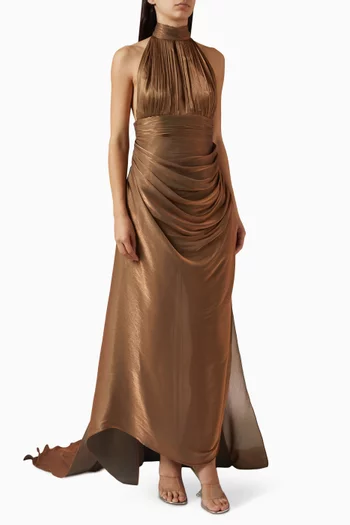 Dans Le Blanc Low-back Dress