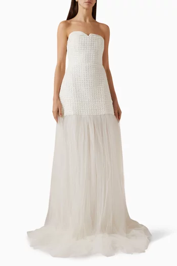 Entre Deux Sheer-skirt Dress