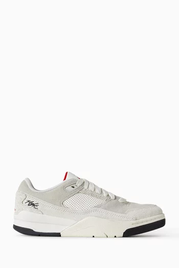 Flight Court Sneakers in Leather