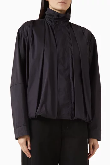 Soft Pleated Blouse in Cotton