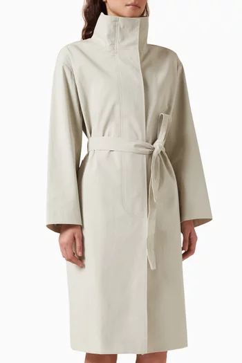 معطف ترنش باولو بياقة عالية