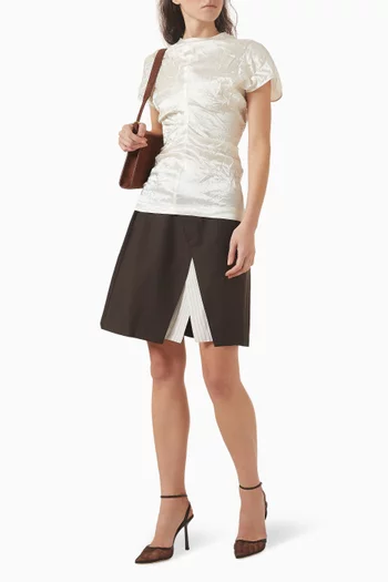 بلوزة كاليجا بدرابيه على الخصر ستان