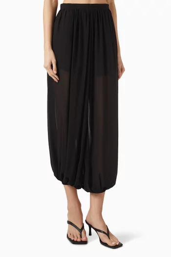 Reifa Semi-Sheer Balloon Pants