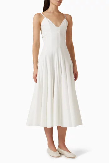 Owen Pleated Strap Dress