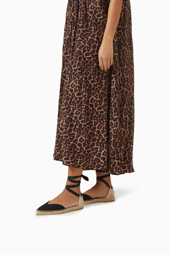 Brava Espadrille Flats in Canvas