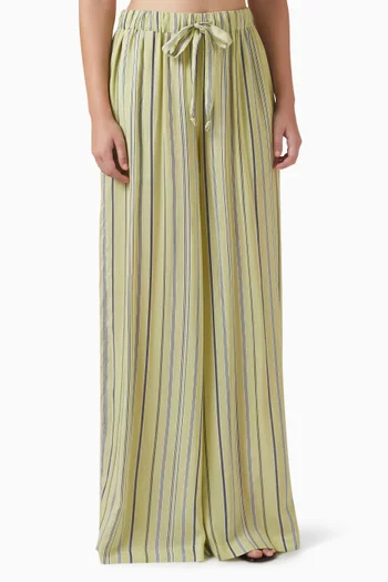 بنطال كاندي بنقشة مخططة